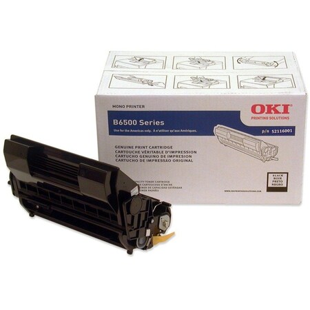 Oki Oki Black Toner For B6500, B6500Dn, B6500Dtn, B6500N - 11K Yield 52116001